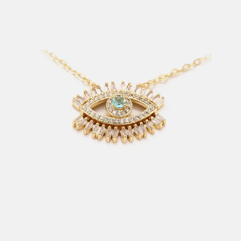 Onde øjenvedhæng i glas