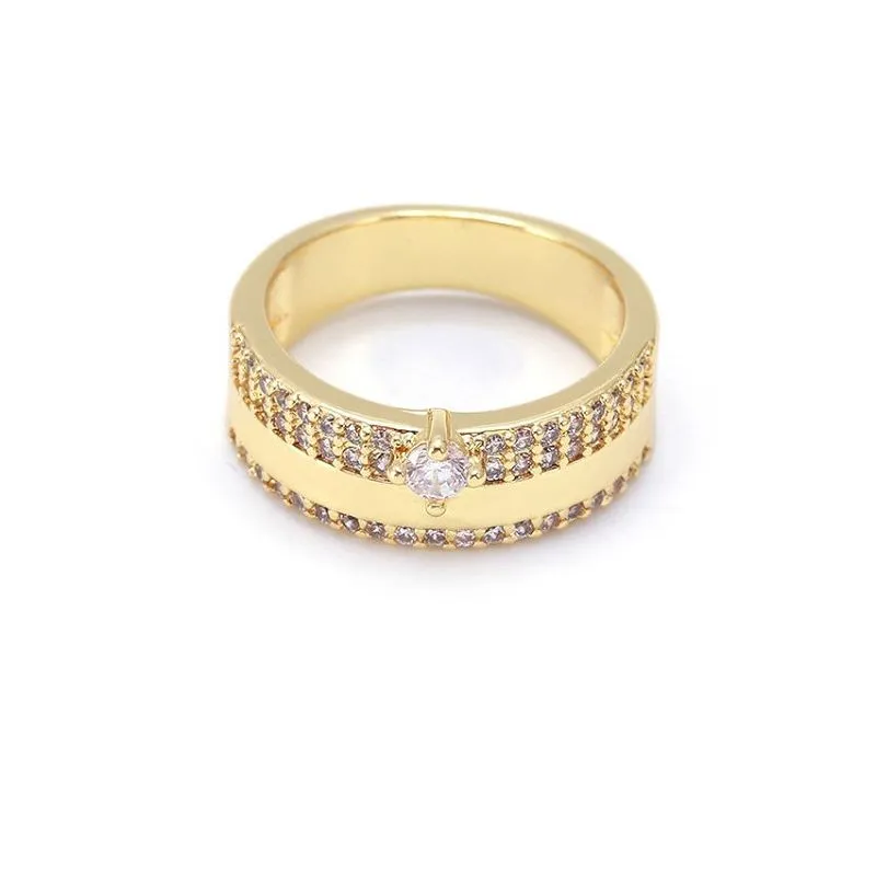 Forgyldt antik vielsesring