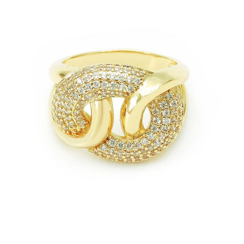 Pave Cz sølvring til kvinder