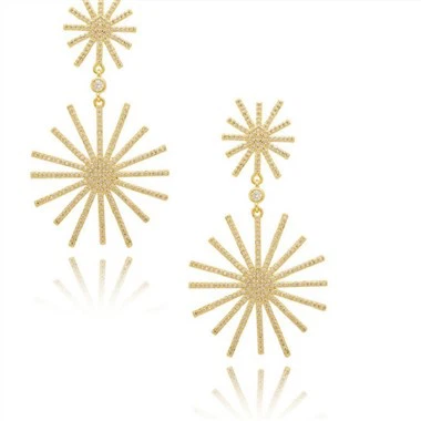 Big Micro Pave Dangle Ørering