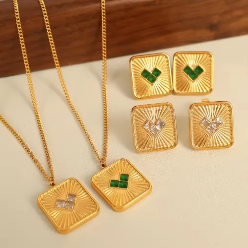 Halskæde øreringe sæt